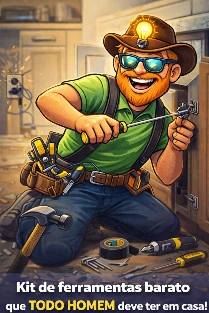 Garimpo de casa zé do garimpo e seu kit de ferramentas